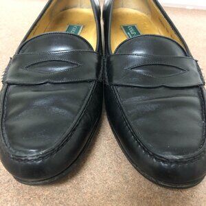 Cole Haan Loafers Mens 11 Italian Black Leather Penny Moc Vintage Shoes Italy